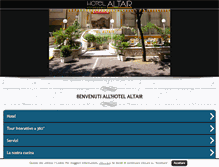 Tablet Screenshot of hotelaltair.com